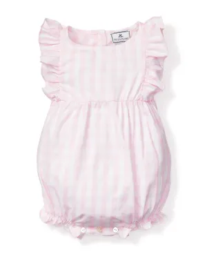 Baby's Ruffled Romper- Pink Gingham