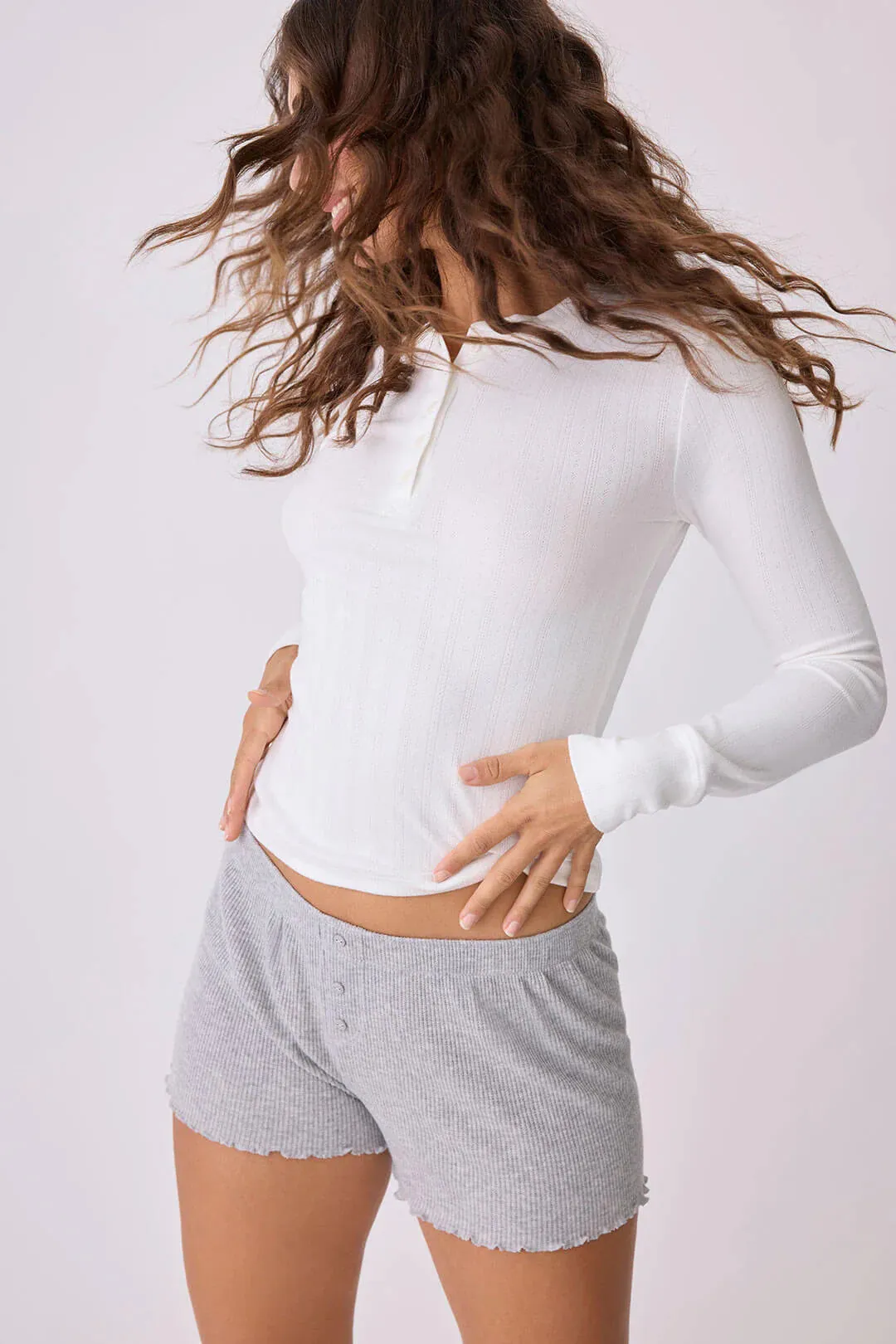 Back To Basics Top In Ivory - PJ Salvage