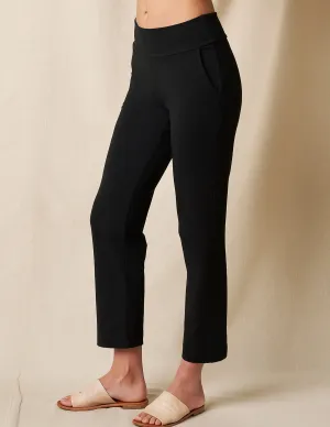 Bamboo / Organic Cotton Flat Waist Ankle Pants