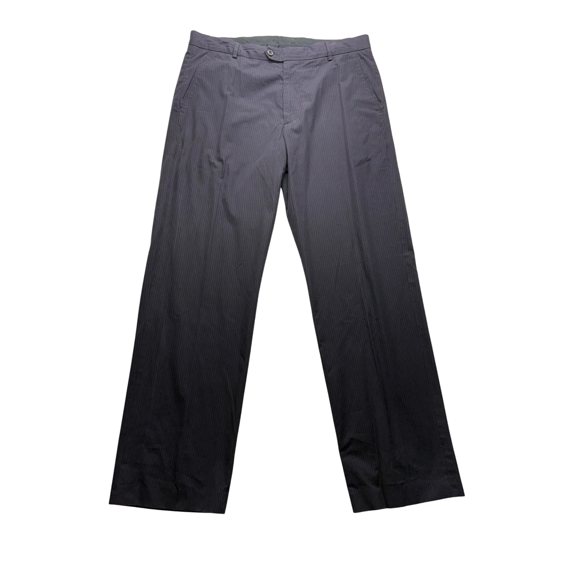 Banana Republic Mens 35x34 Navy Pinstripe  Dress Pants #7559