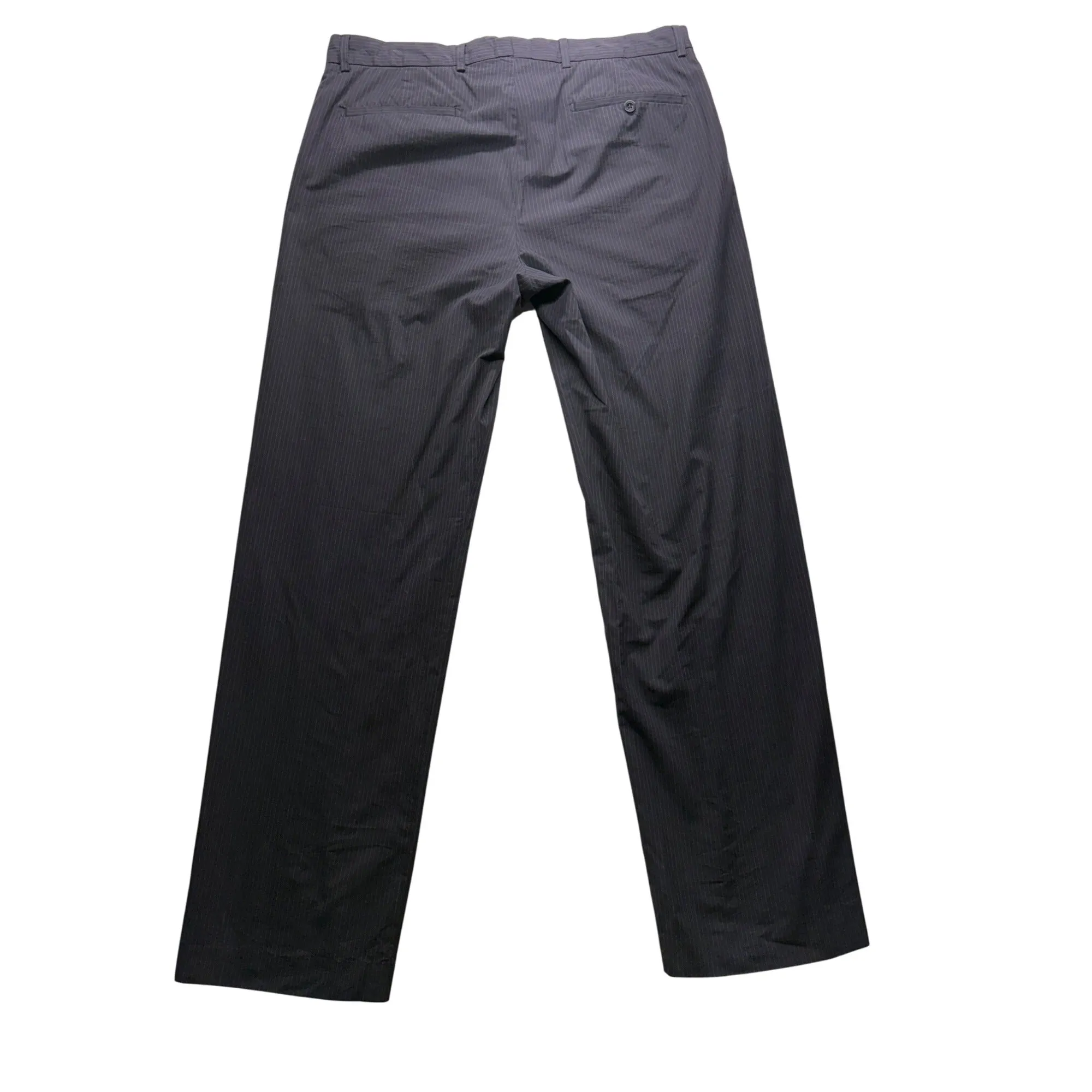 Banana Republic Mens 35x34 Navy Pinstripe  Dress Pants #7559