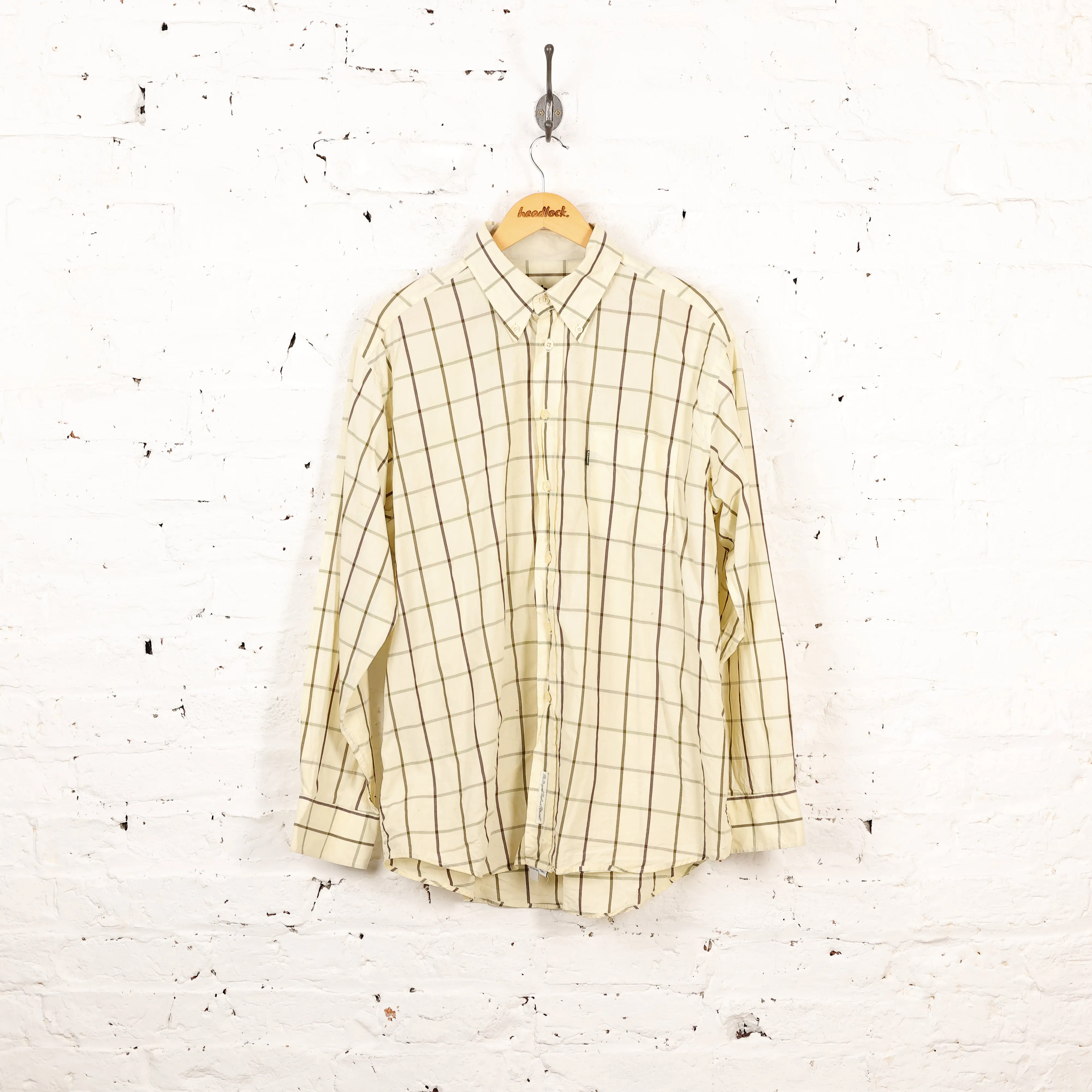 Barbour Summer Tattersall Check Shirt - Beige - L