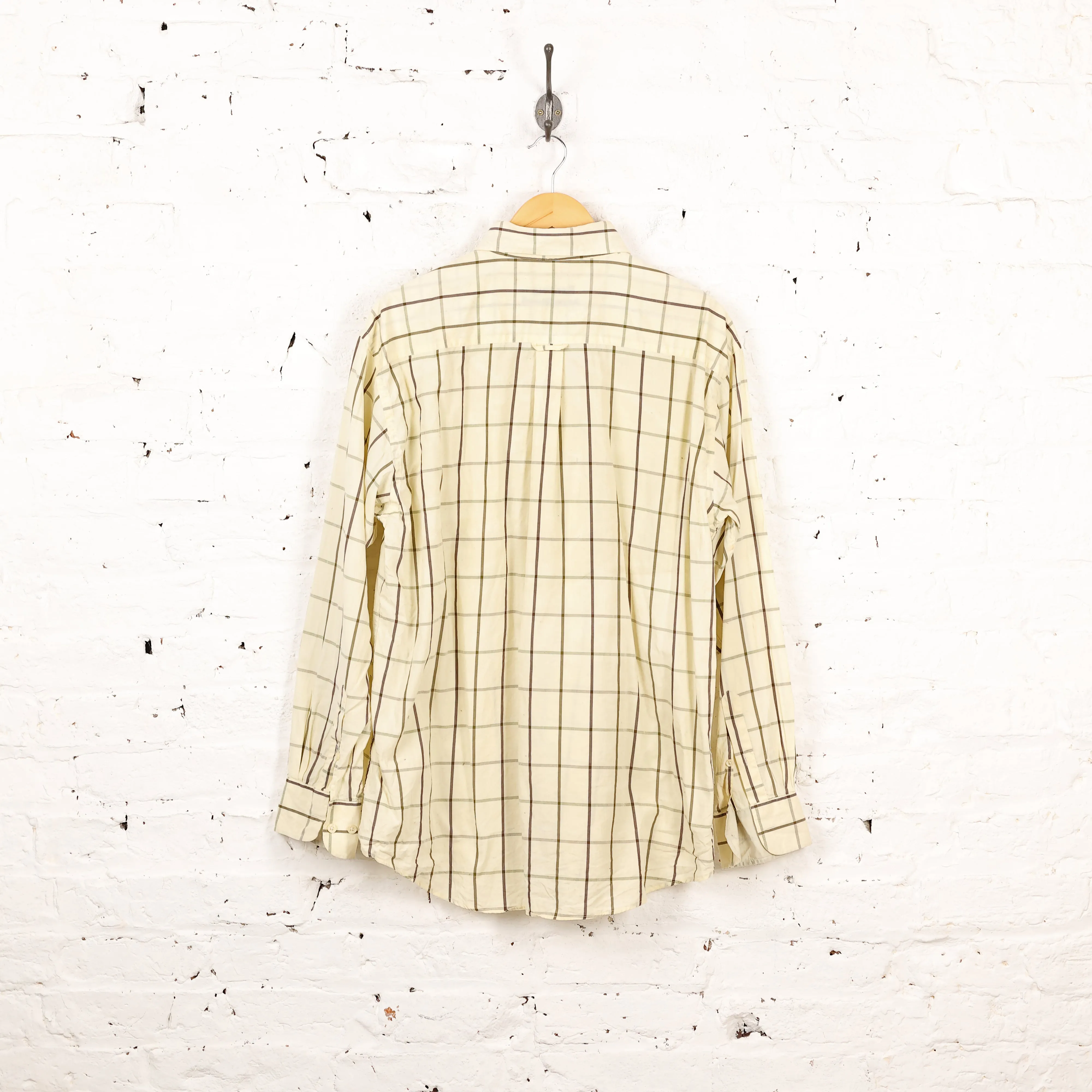 Barbour Summer Tattersall Check Shirt - Beige - L