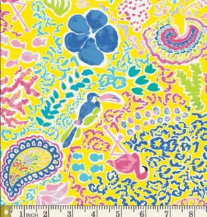 Beach Treasures Incandescent Fabric | West Palm Collection by Katie Skoog For Art Gallery Fabrics