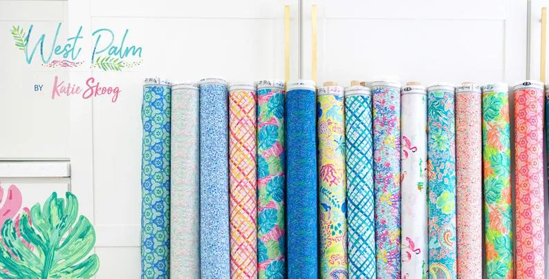 Beach Treasures Incandescent Fabric | West Palm Collection by Katie Skoog For Art Gallery Fabrics