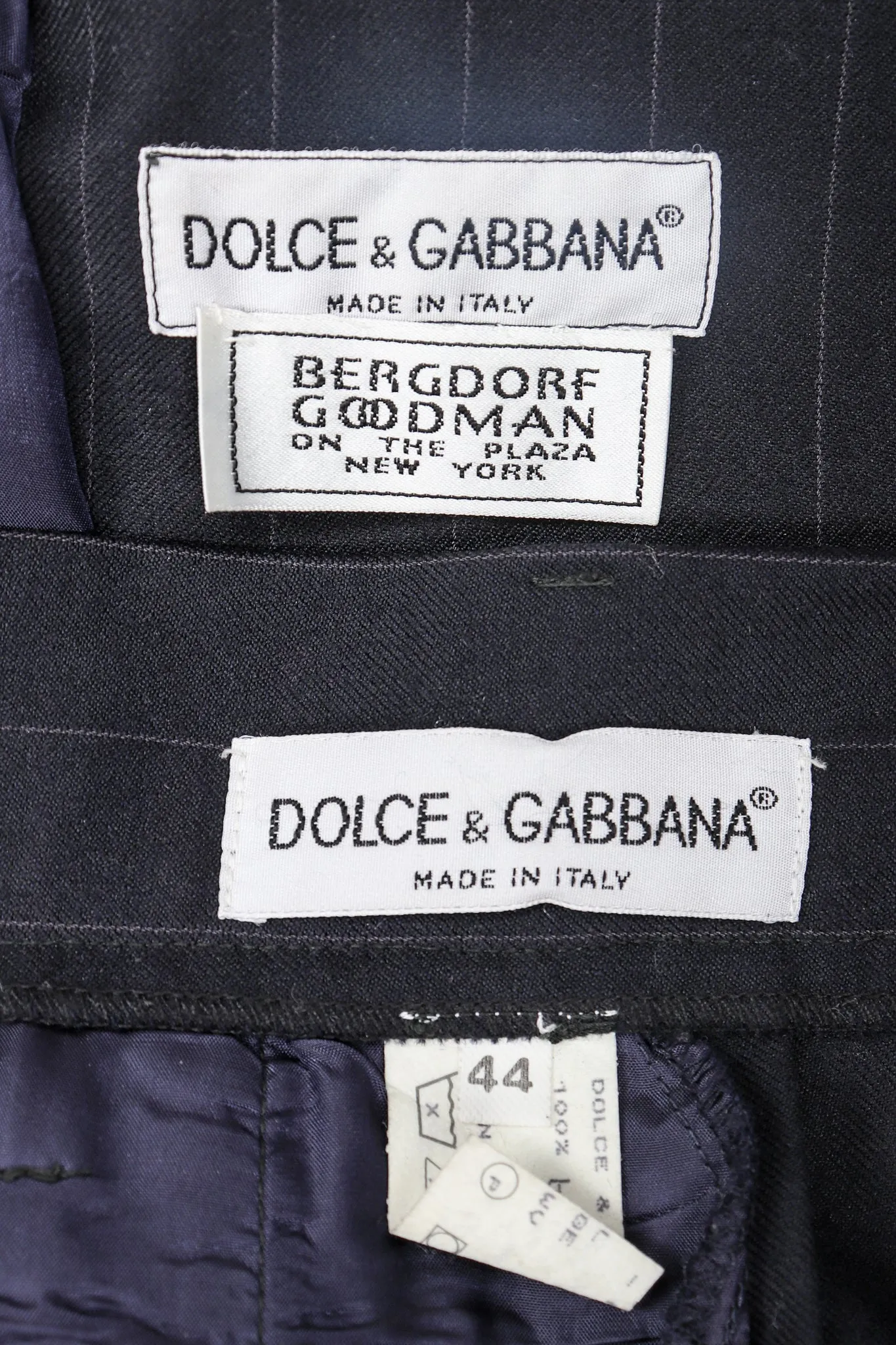 Bead-Tipped Pinstripe Suit