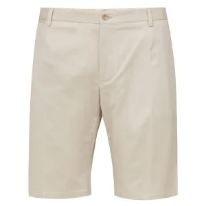 Beige Cotton Short