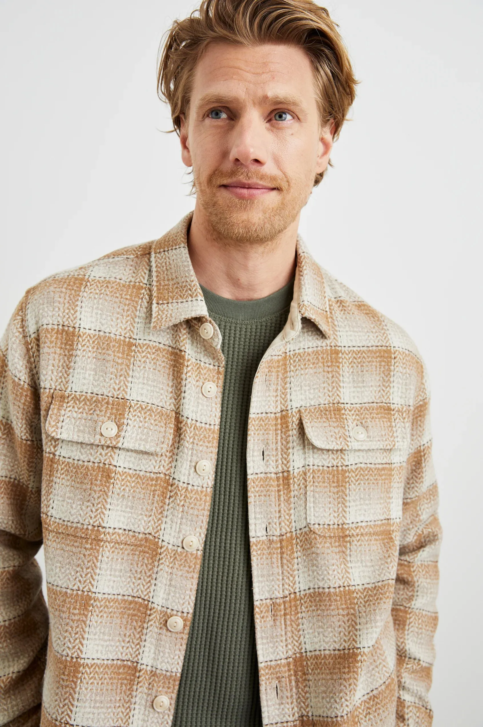 Berkshire Long Sleeve Button Down Shirt Jacket