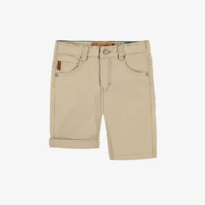 Bermuda beige pâle, enfant || Pale beige bermuda shorts, child