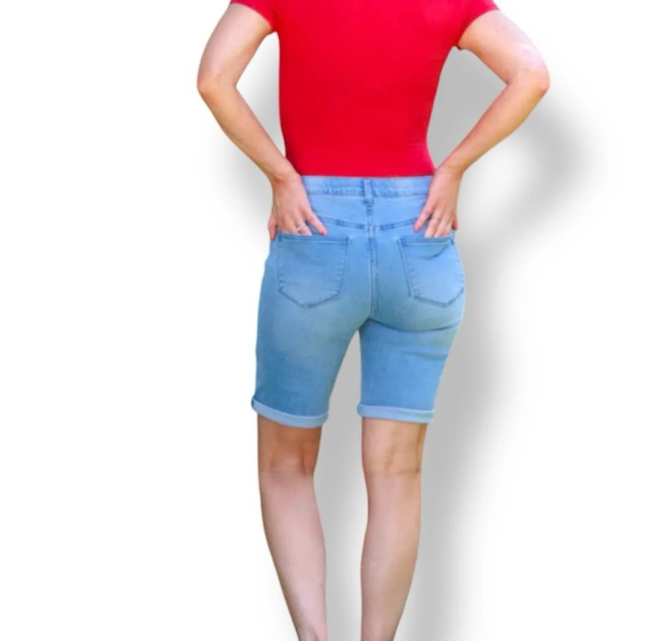 Bermuda Denim Short - Lotus Wash
