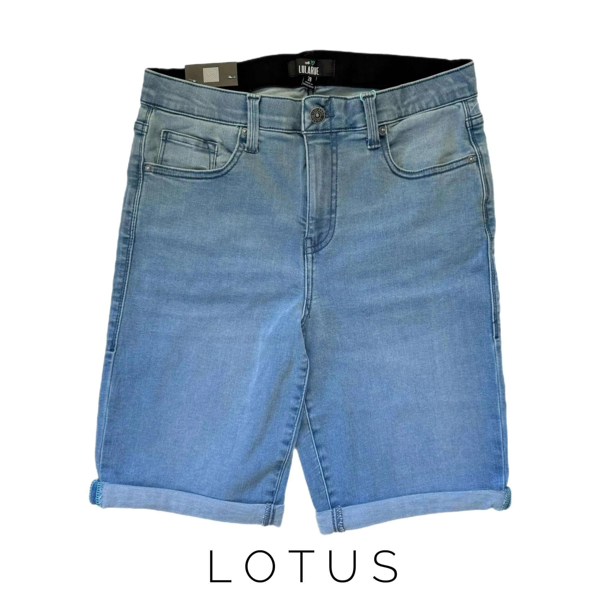 Bermuda Denim Short - Lotus Wash