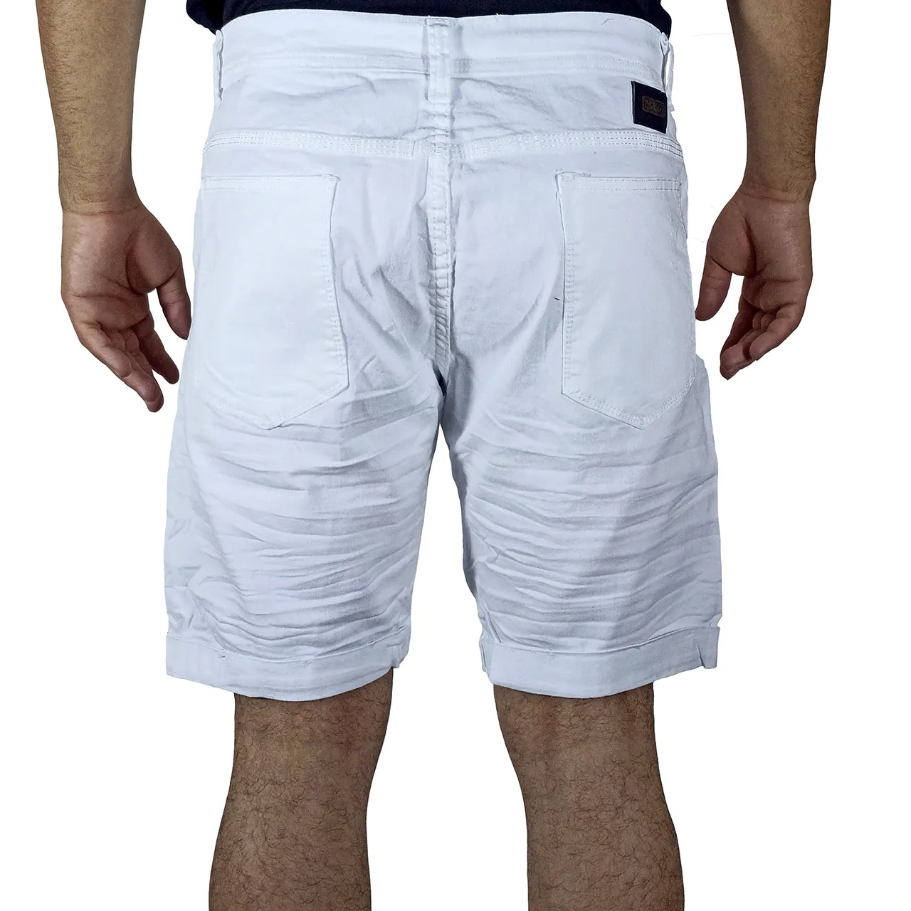 Bermuda Jean Moda DSR Para Hombre - Blanco