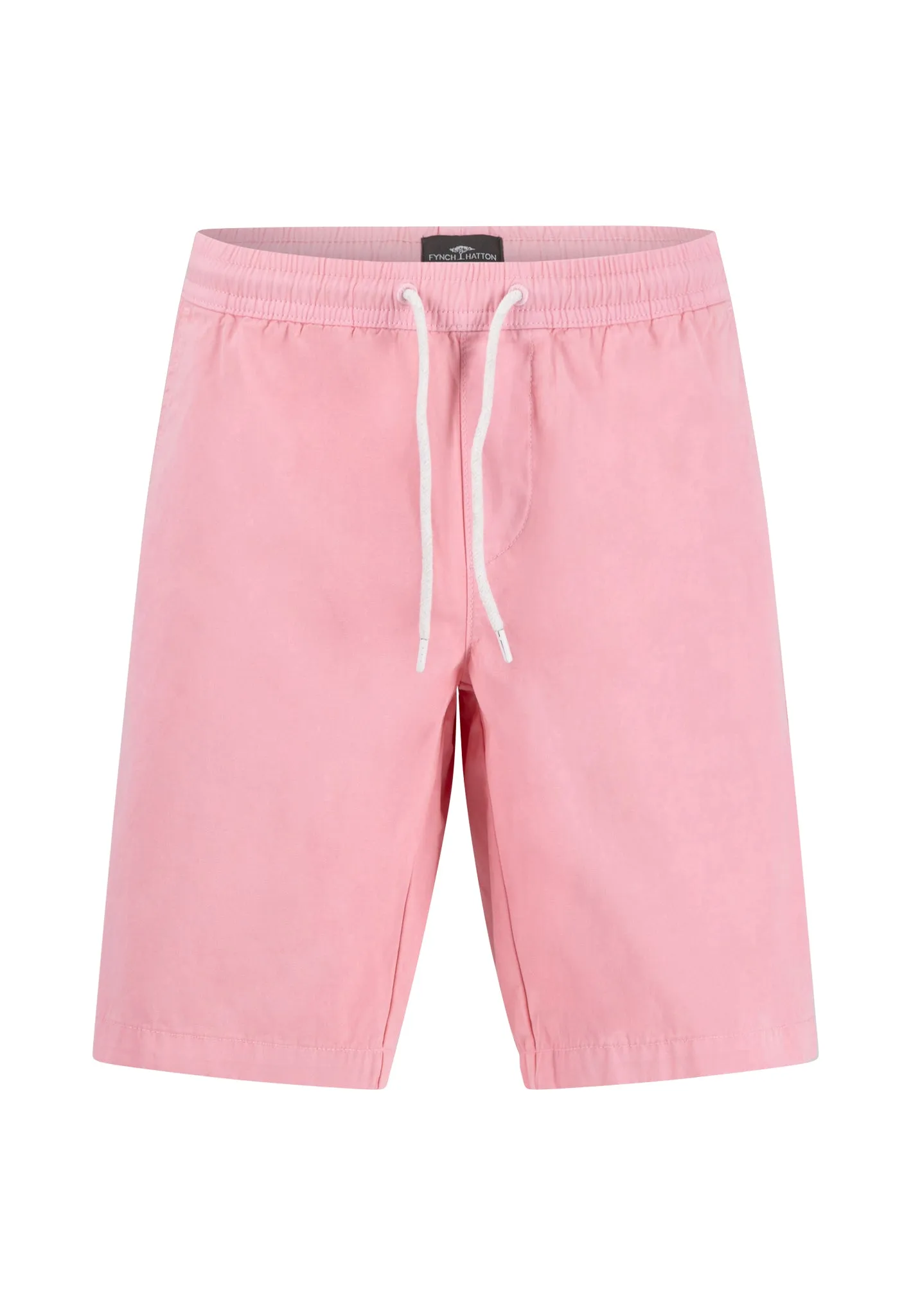 Bermuda Shorts aus Baumwoll-Mix mit Kordelzug