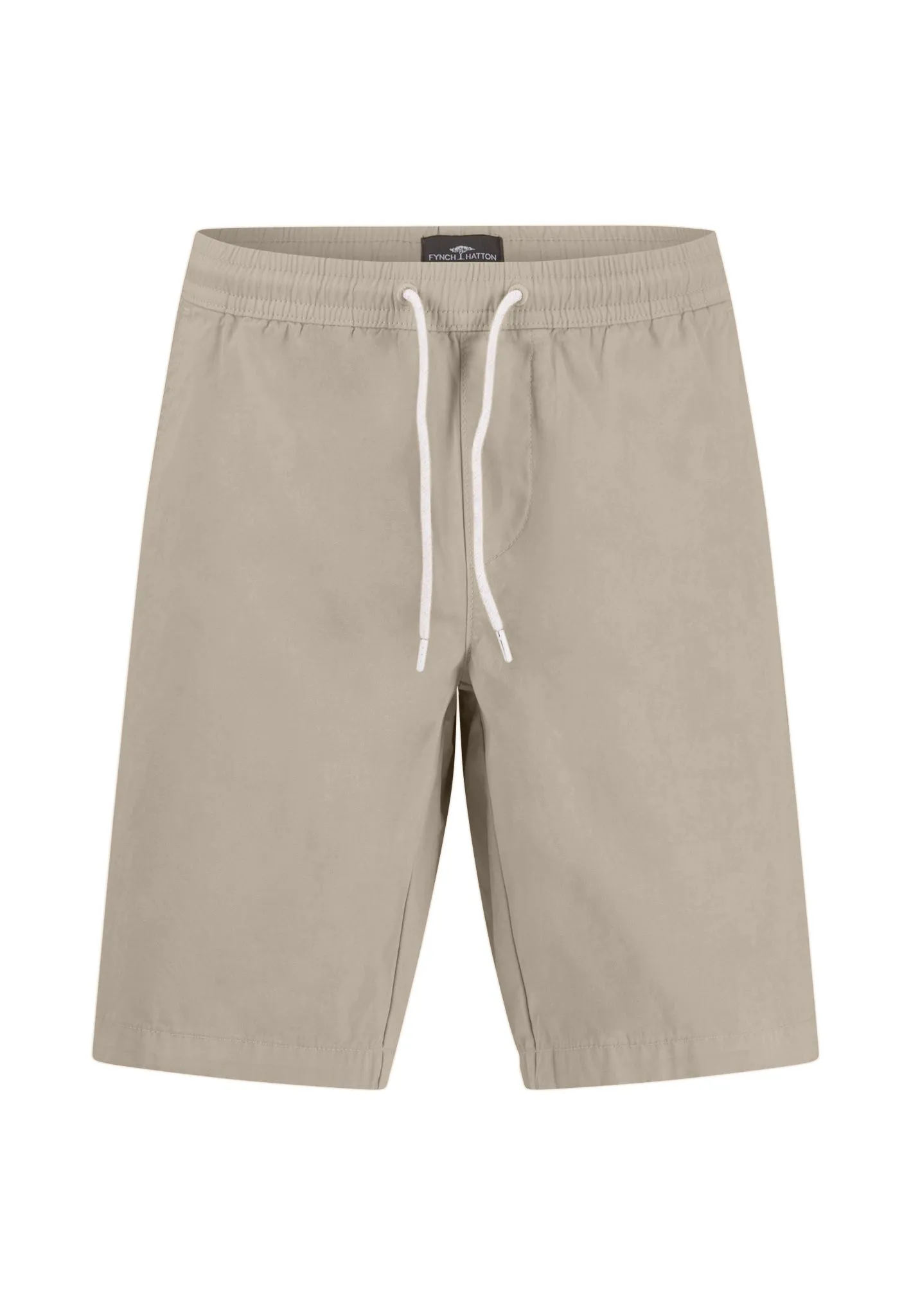 Bermuda Shorts aus Baumwoll-Mix mit Kordelzug