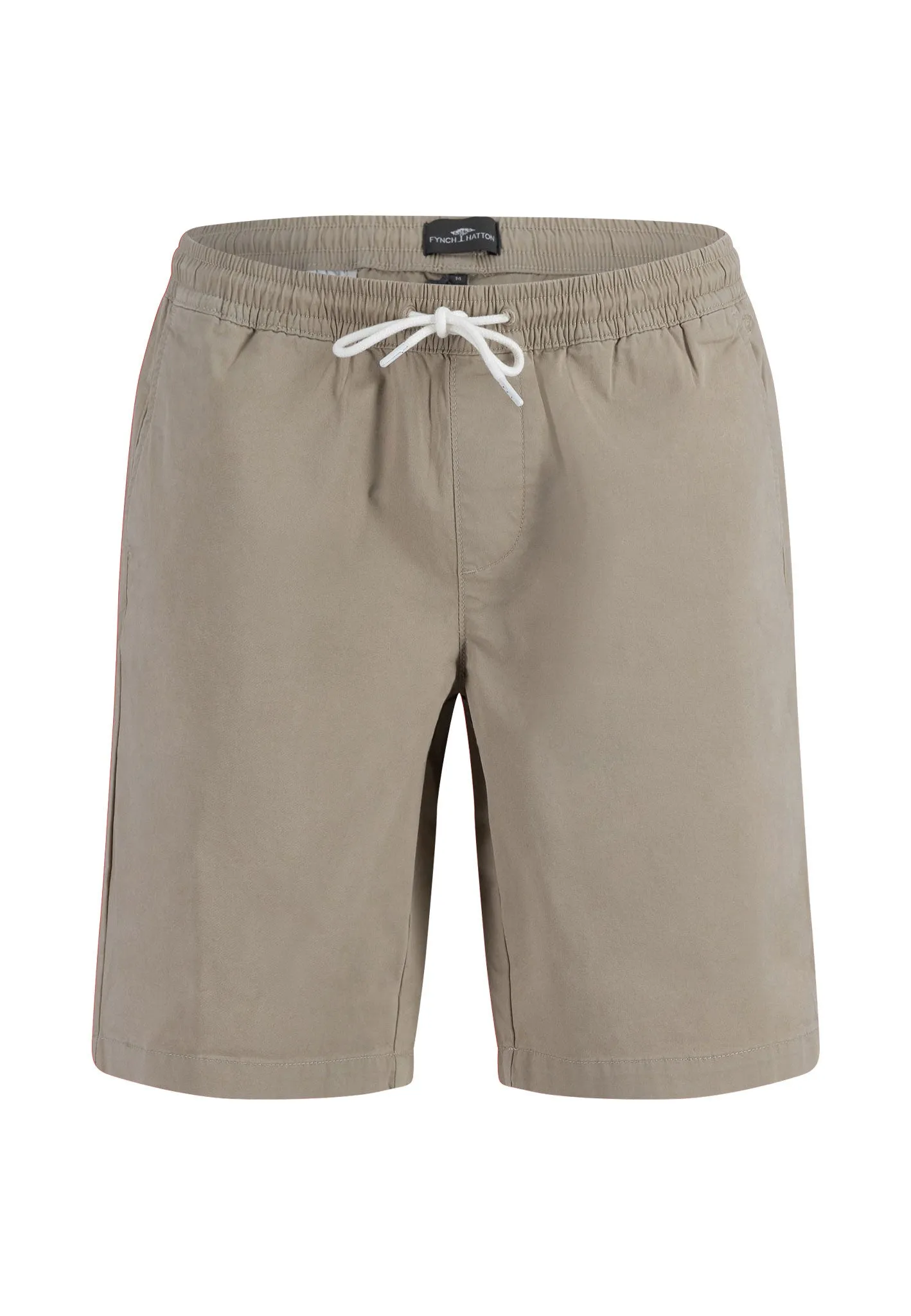 Bermuda Shorts aus Baumwoll-Mix mit Kordelzug