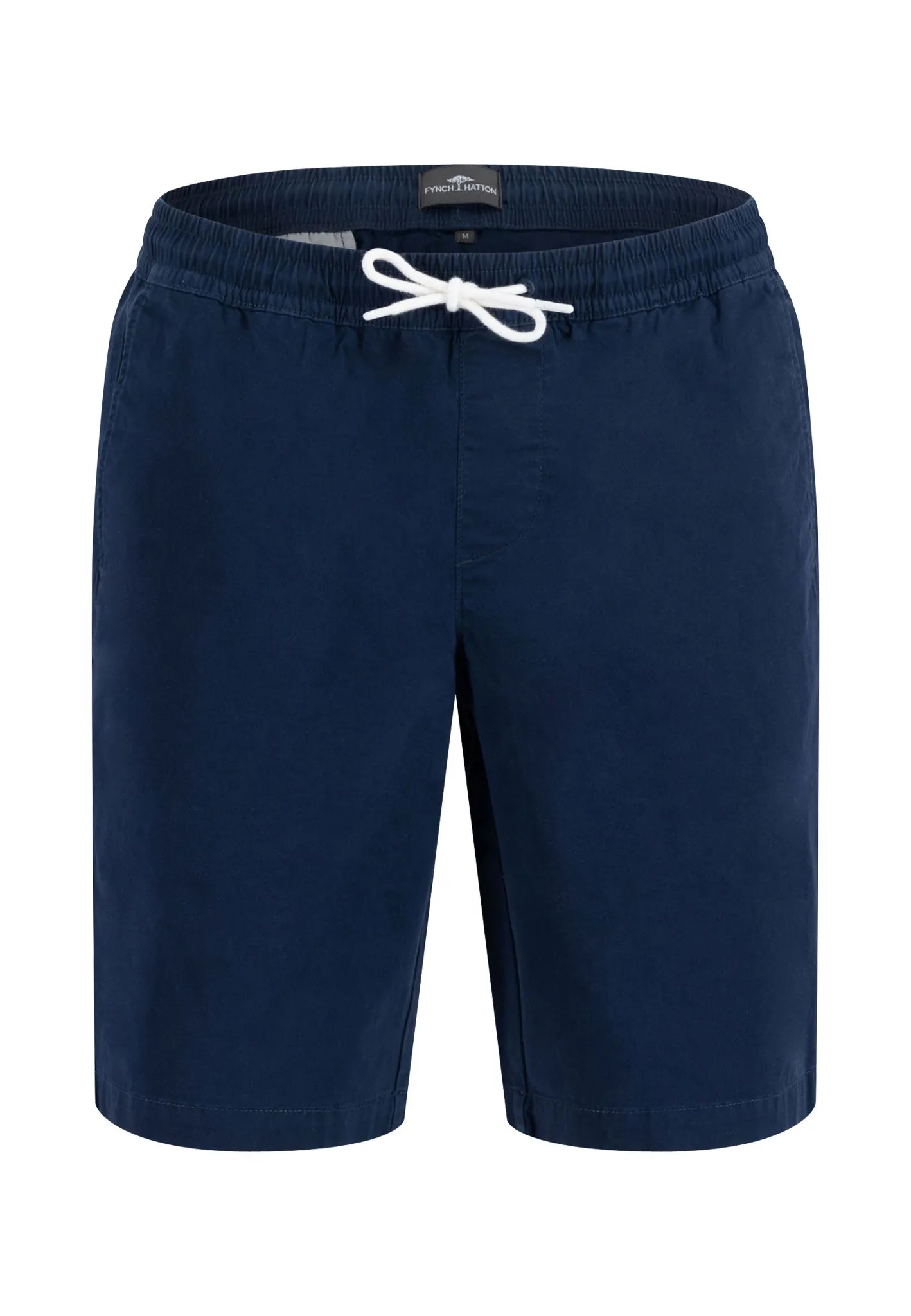 Bermuda Shorts aus Baumwoll-Mix mit Kordelzug