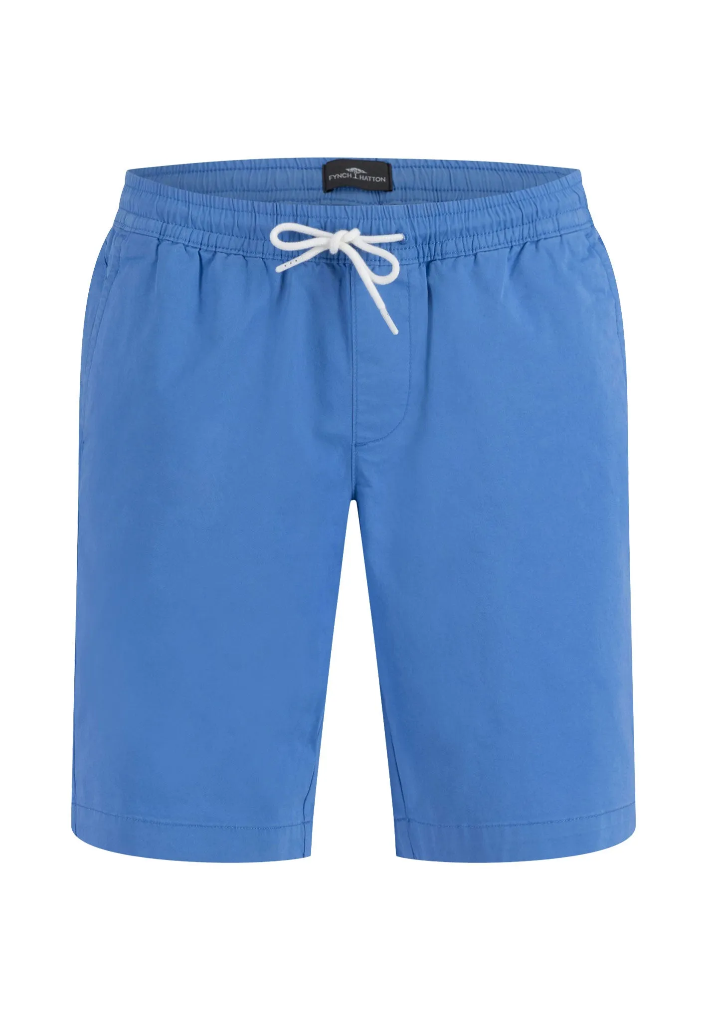 Bermuda Shorts aus Baumwoll-Mix mit Kordelzug