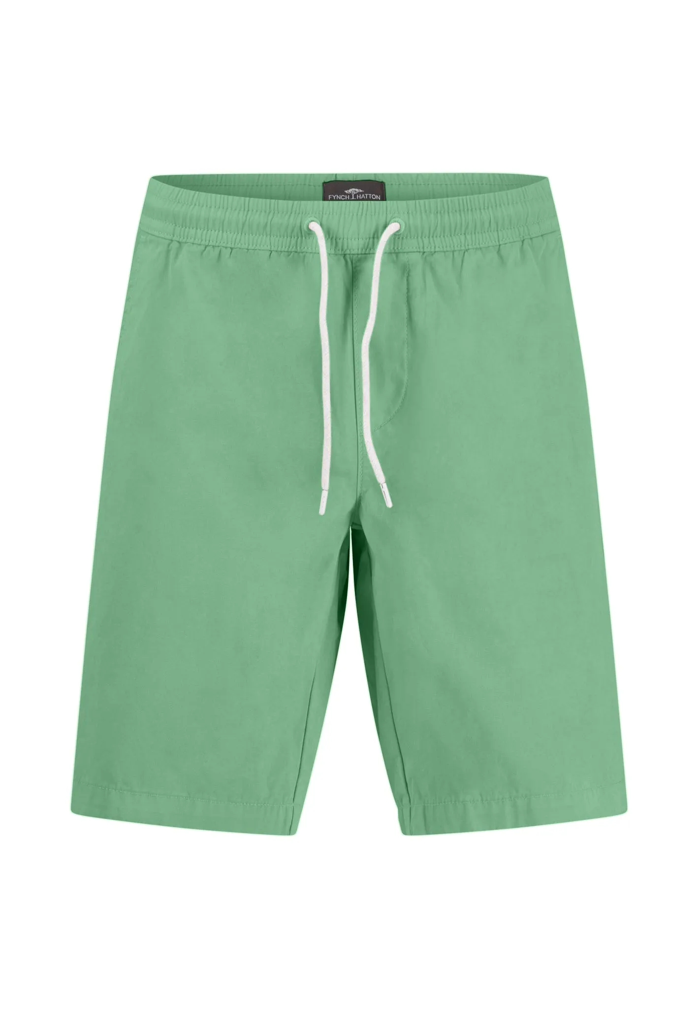 Bermuda Shorts aus Baumwoll-Mix mit Kordelzug