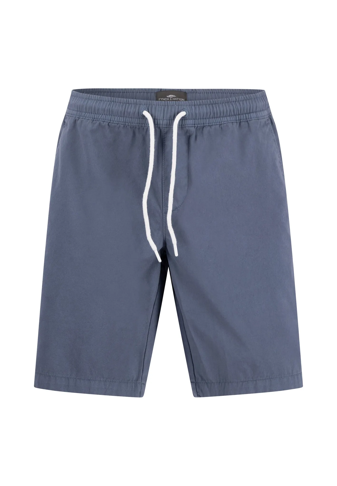 Bermuda Shorts aus Baumwoll-Mix mit Kordelzug