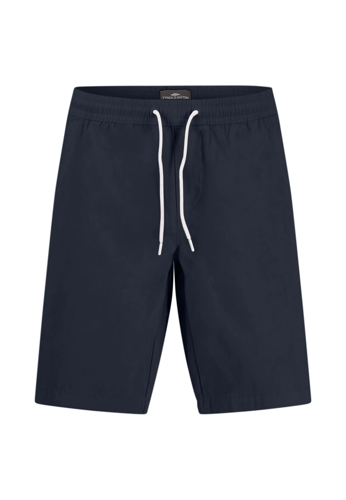 Bermuda Shorts aus Baumwoll-Mix mit Kordelzug