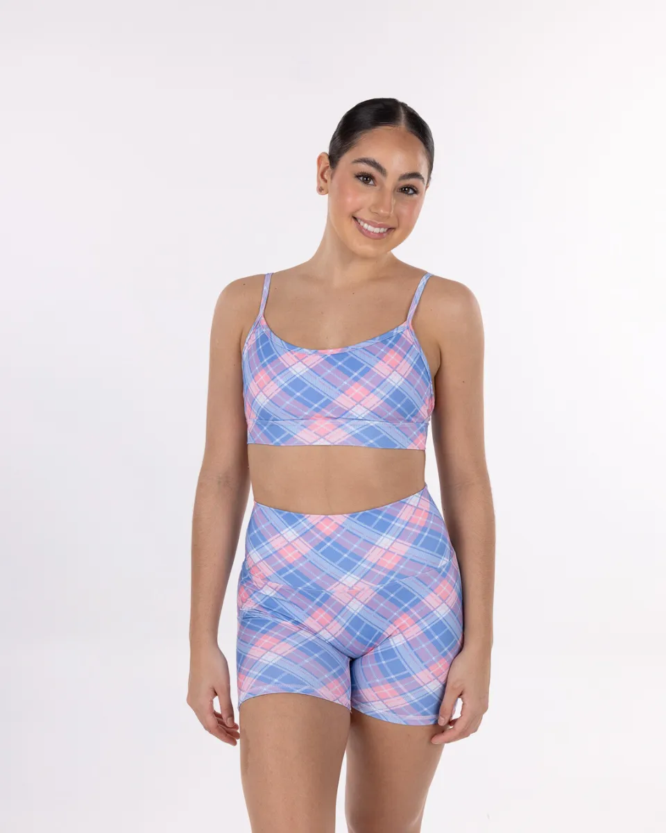 Bike Shorts Harlequin Print