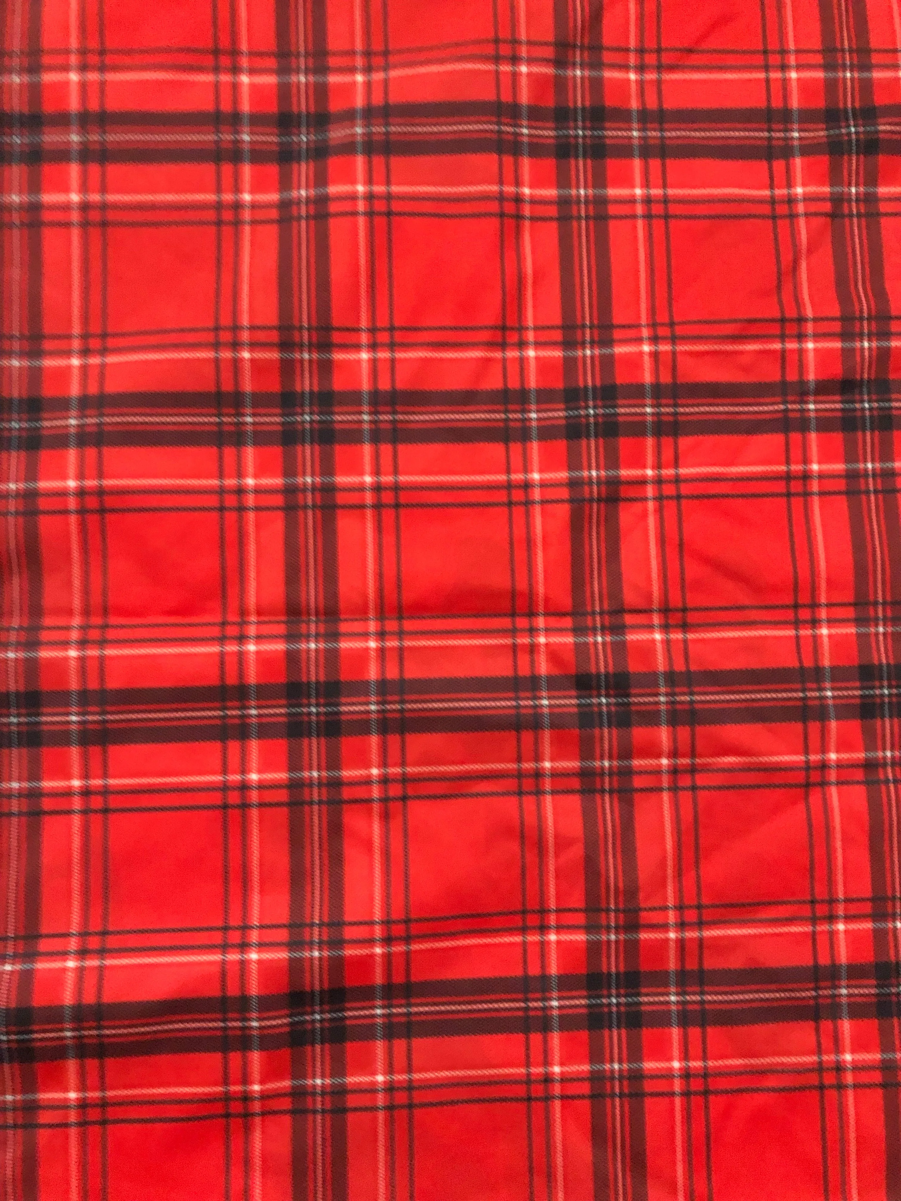 BIKE SHORTS RED GEISHA/RED PLAID