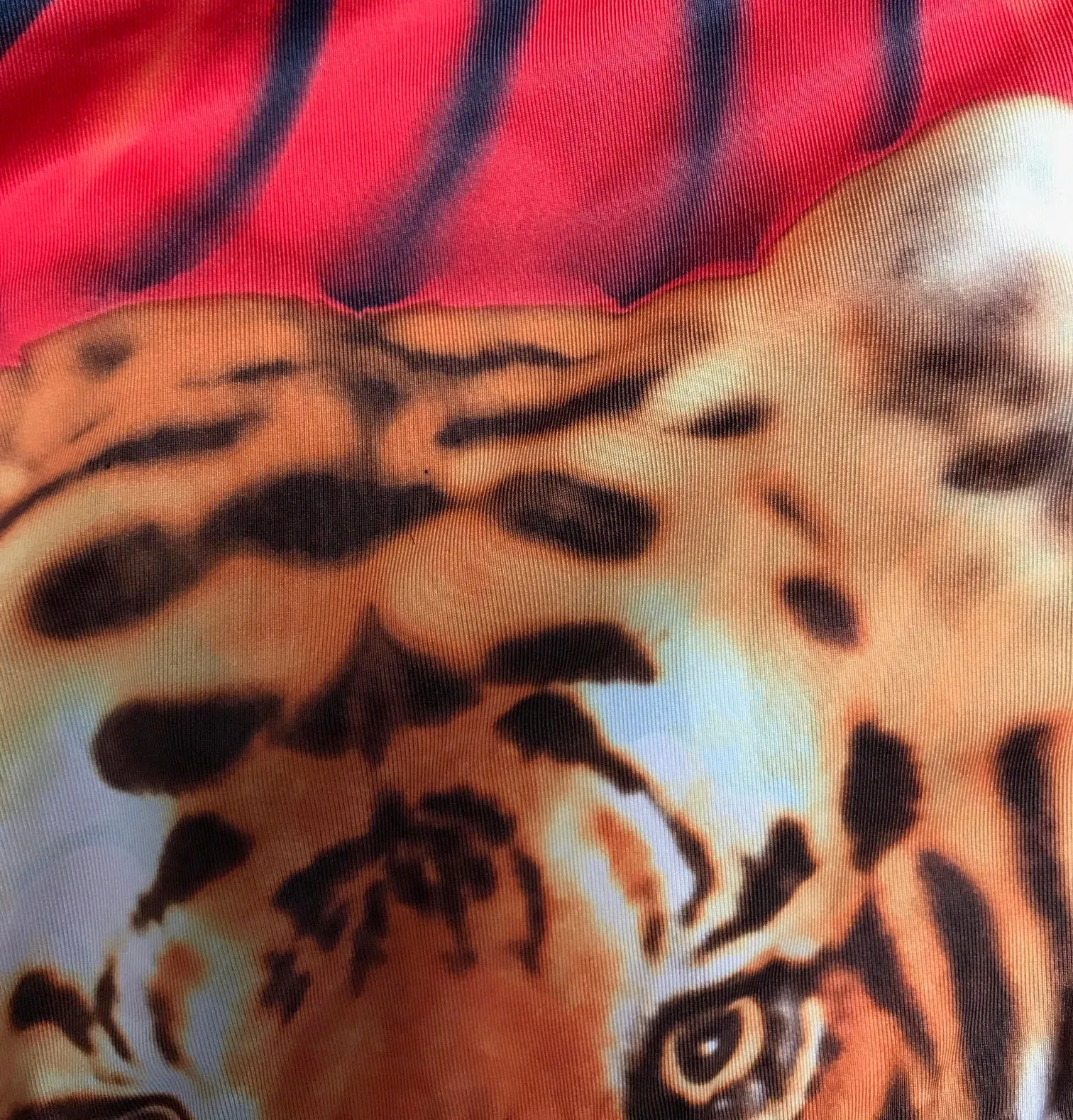 BIKE SHORTS RED TIGER/HAWAIIAN FLORAL