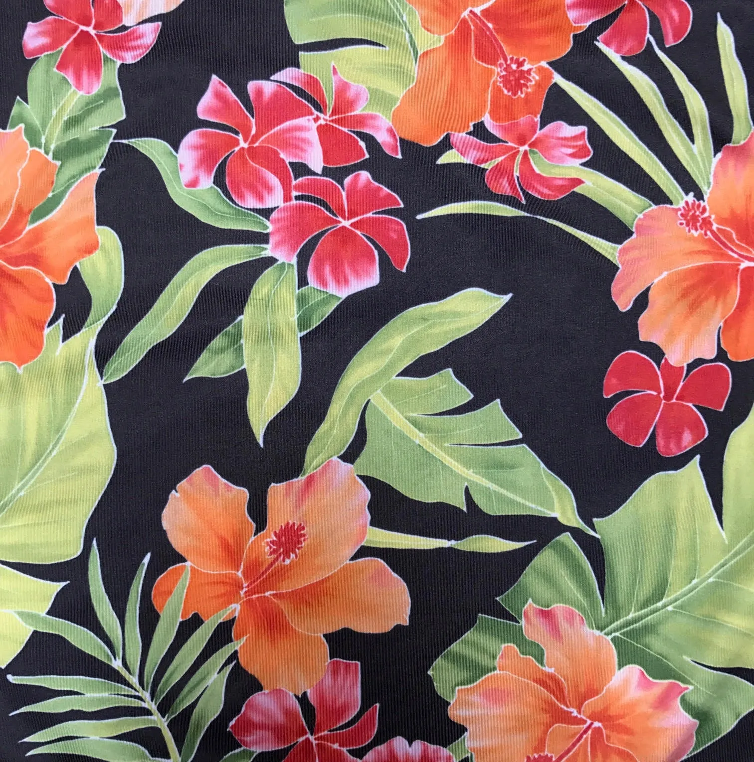 BIKE SHORTS RED TIGER/HAWAIIAN FLORAL