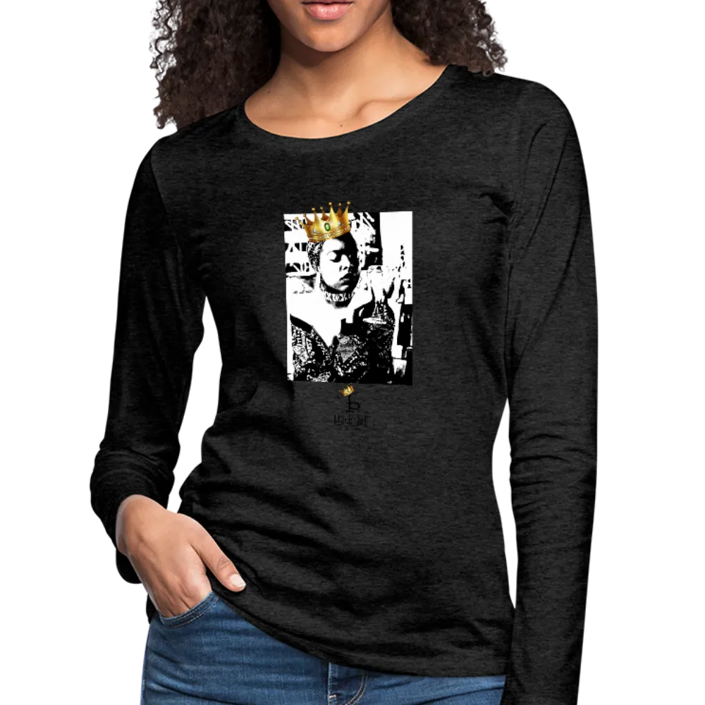 Black Queen - Women's Premium Slim Fit Long Sleeve T-Shirt
