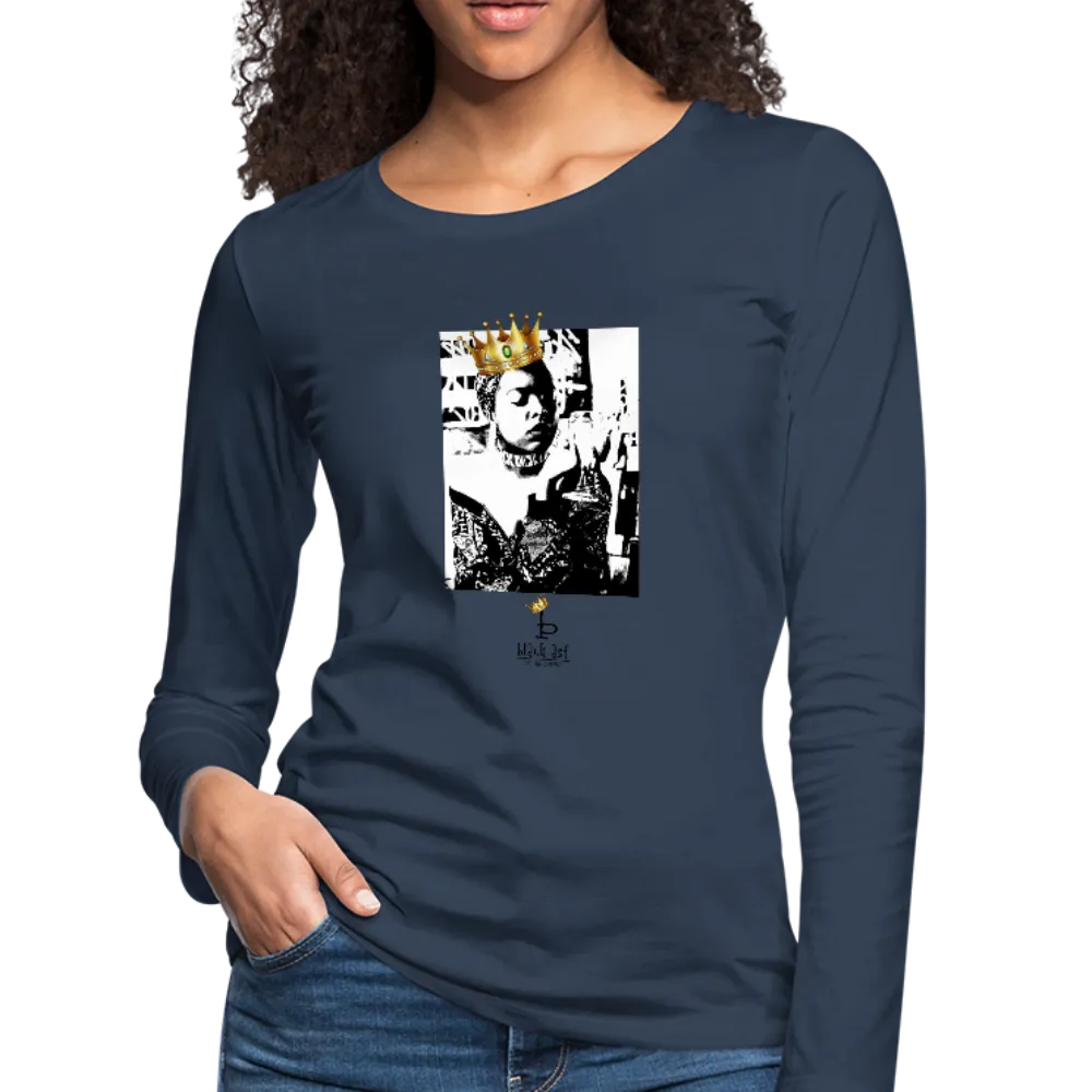 Black Queen - Women's Premium Slim Fit Long Sleeve T-Shirt