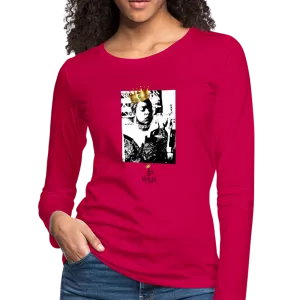 Black Queen - Women's Premium Slim Fit Long Sleeve T-Shirt