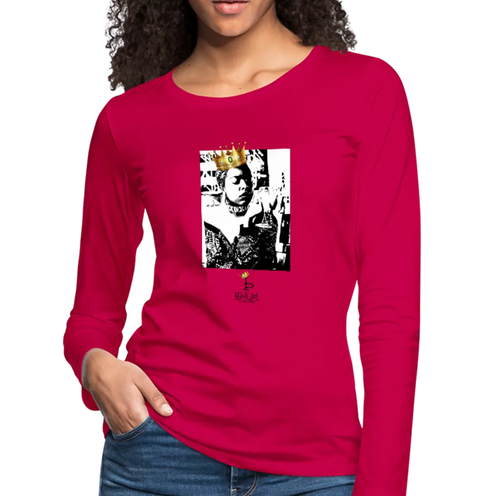 Black Queen - Women's Premium Slim Fit Long Sleeve T-Shirt