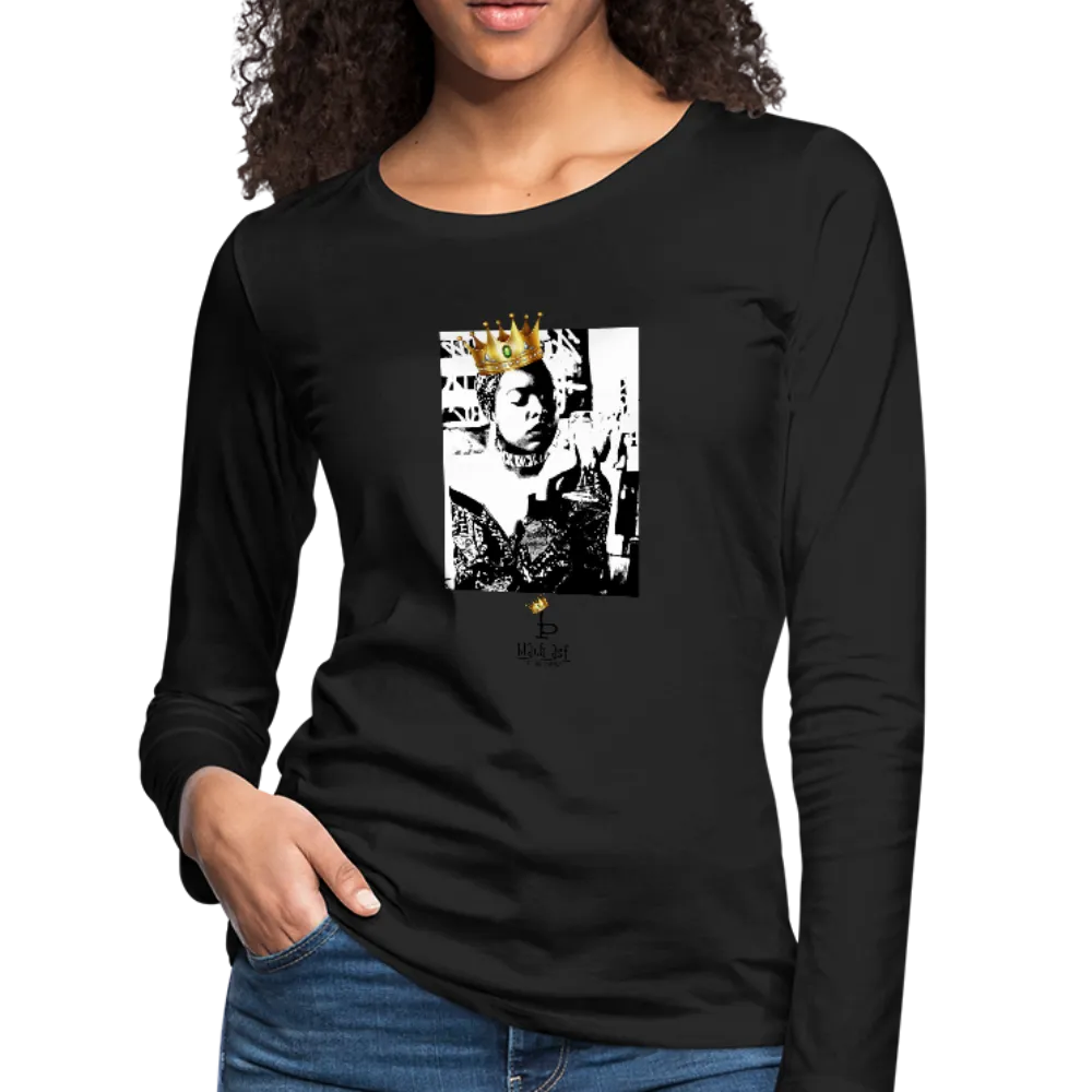 Black Queen - Women's Premium Slim Fit Long Sleeve T-Shirt