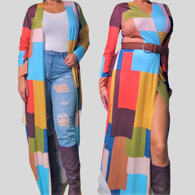 BLOCK PRINT MAXI-DUSTER