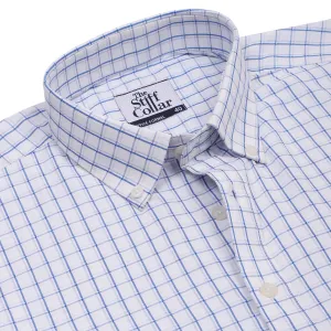 Blue Checks Button Down Non Iron Shirt