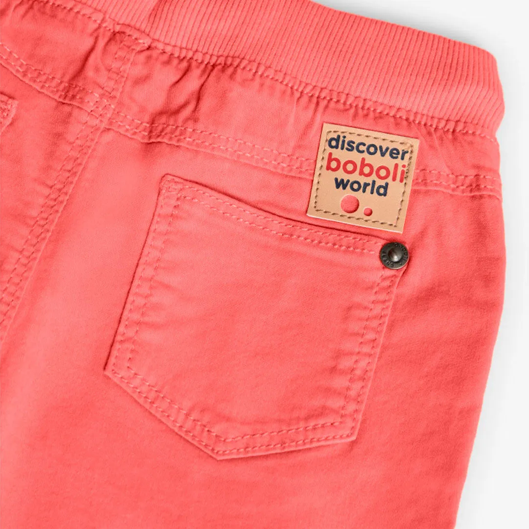 Boboli Coral Bermuda Shorts;