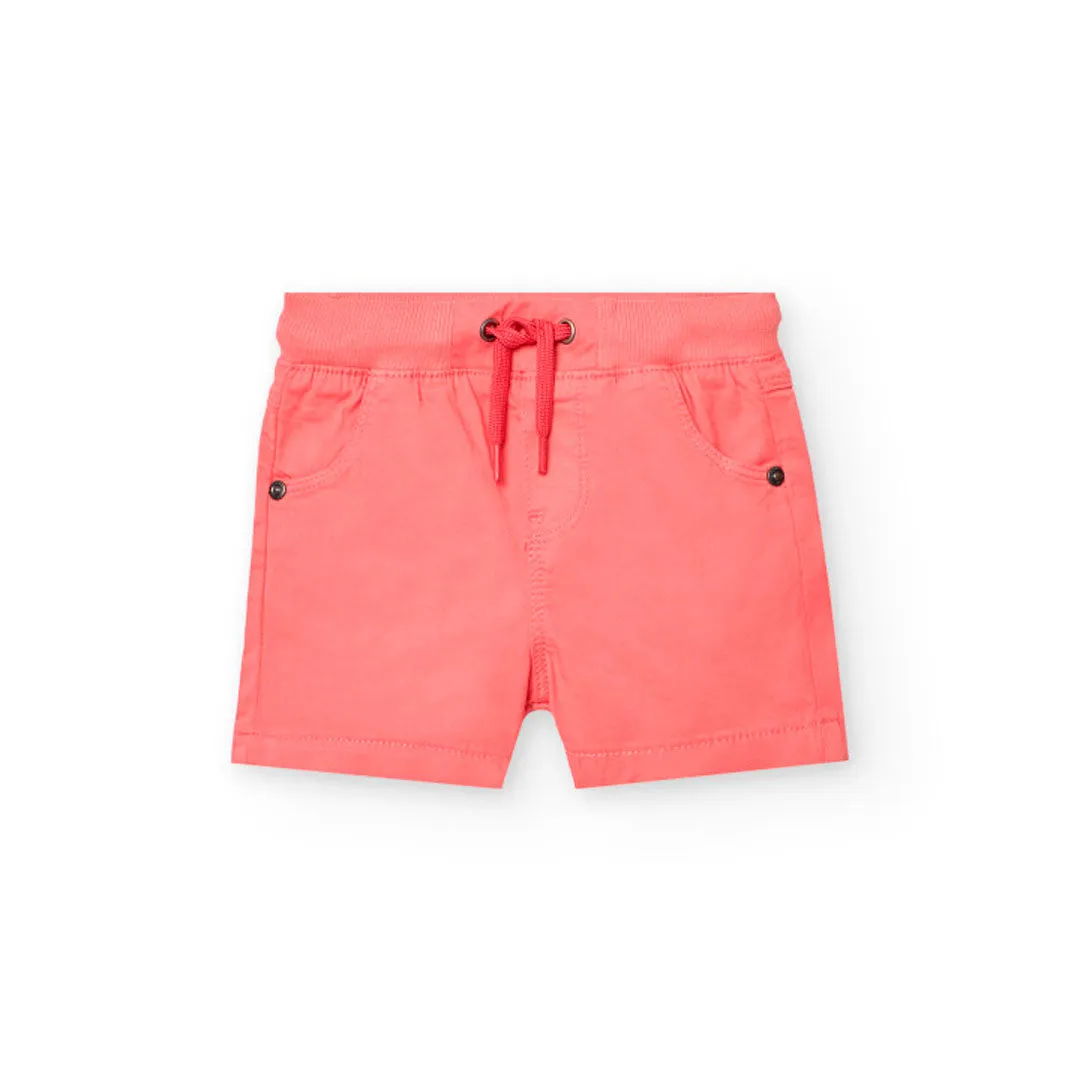 Boboli Coral Bermuda Shorts;