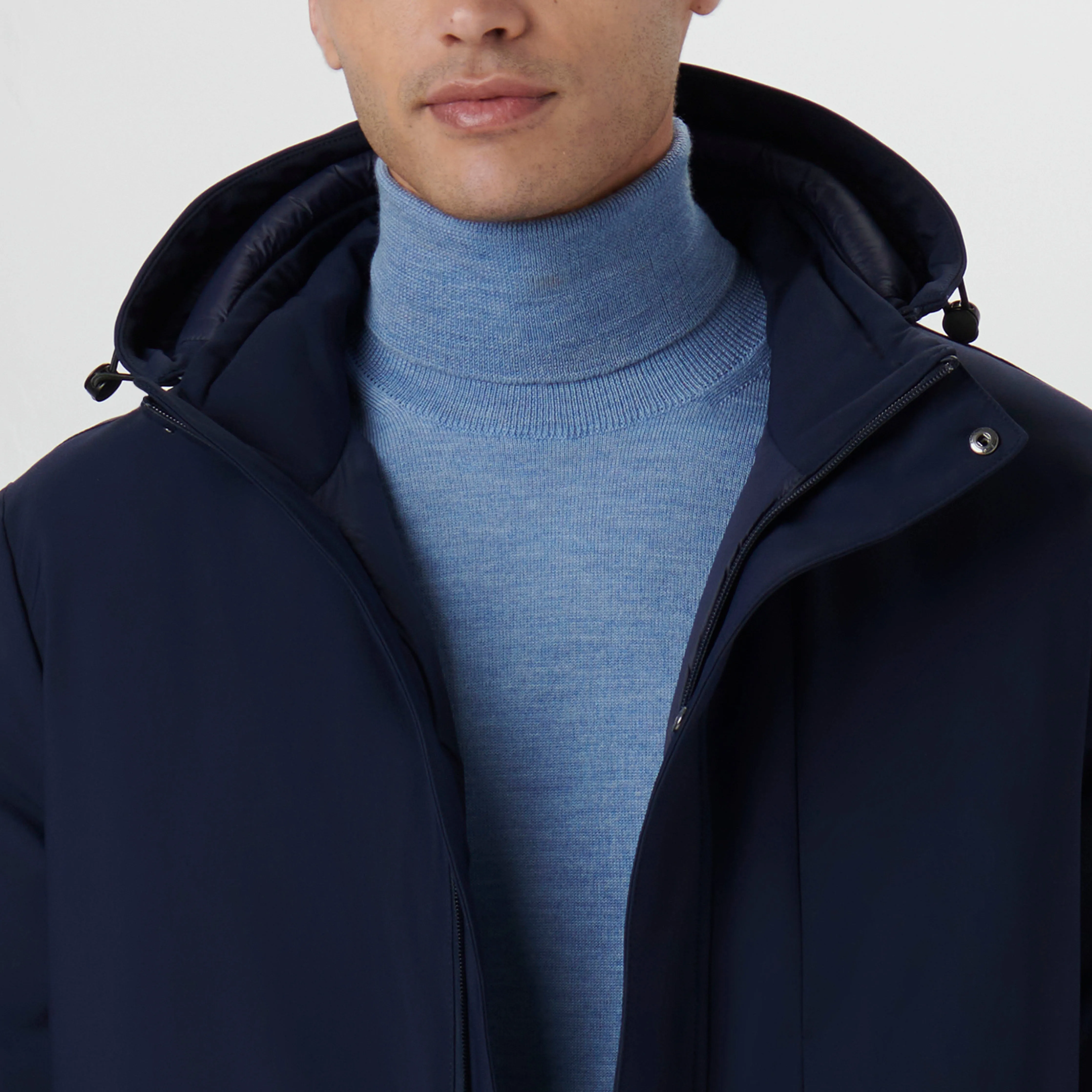 Bomber Jacket With Hood