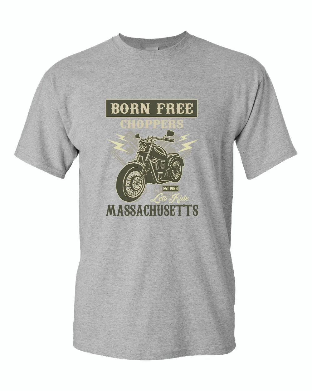 Born free choppers let's ride t-shirt