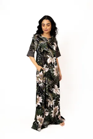 Botanica – Embroidered Cotton Rayon Nighty
