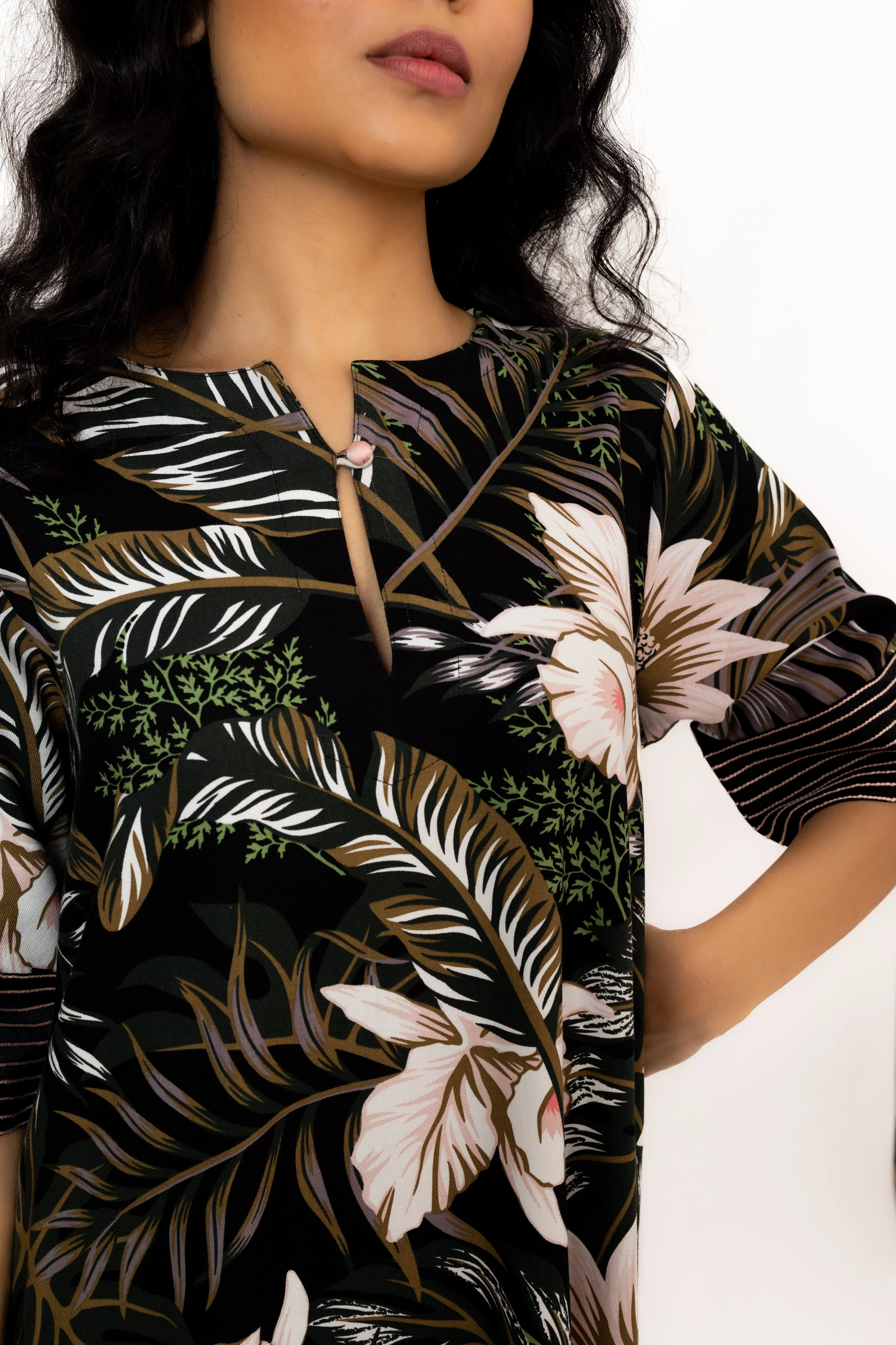 Botanica – Embroidered Cotton Rayon Nighty