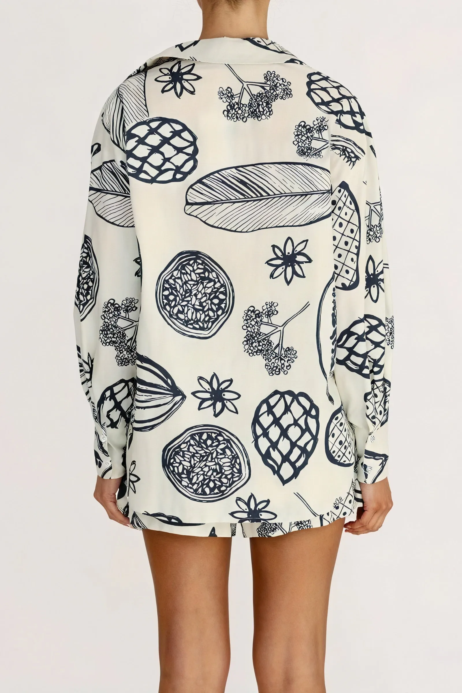Botanical Print Sleepwear Set