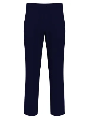 Boy's Flat Front Solid Golf Pant - Blue