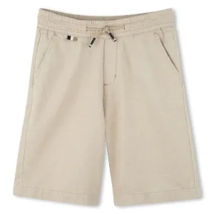 Boys Khaki Bermuda Shorts