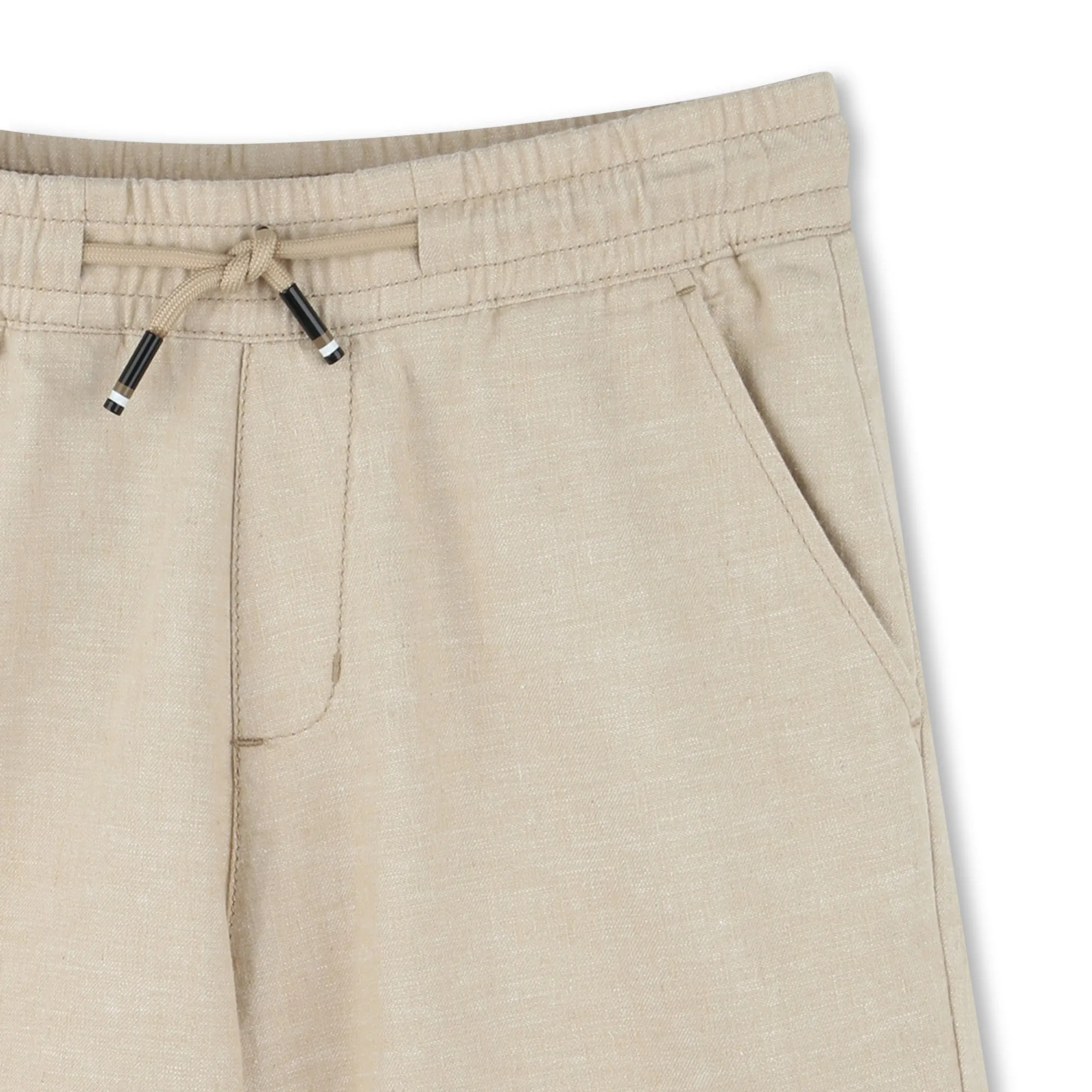 Boys Khaki Bermuda Shorts