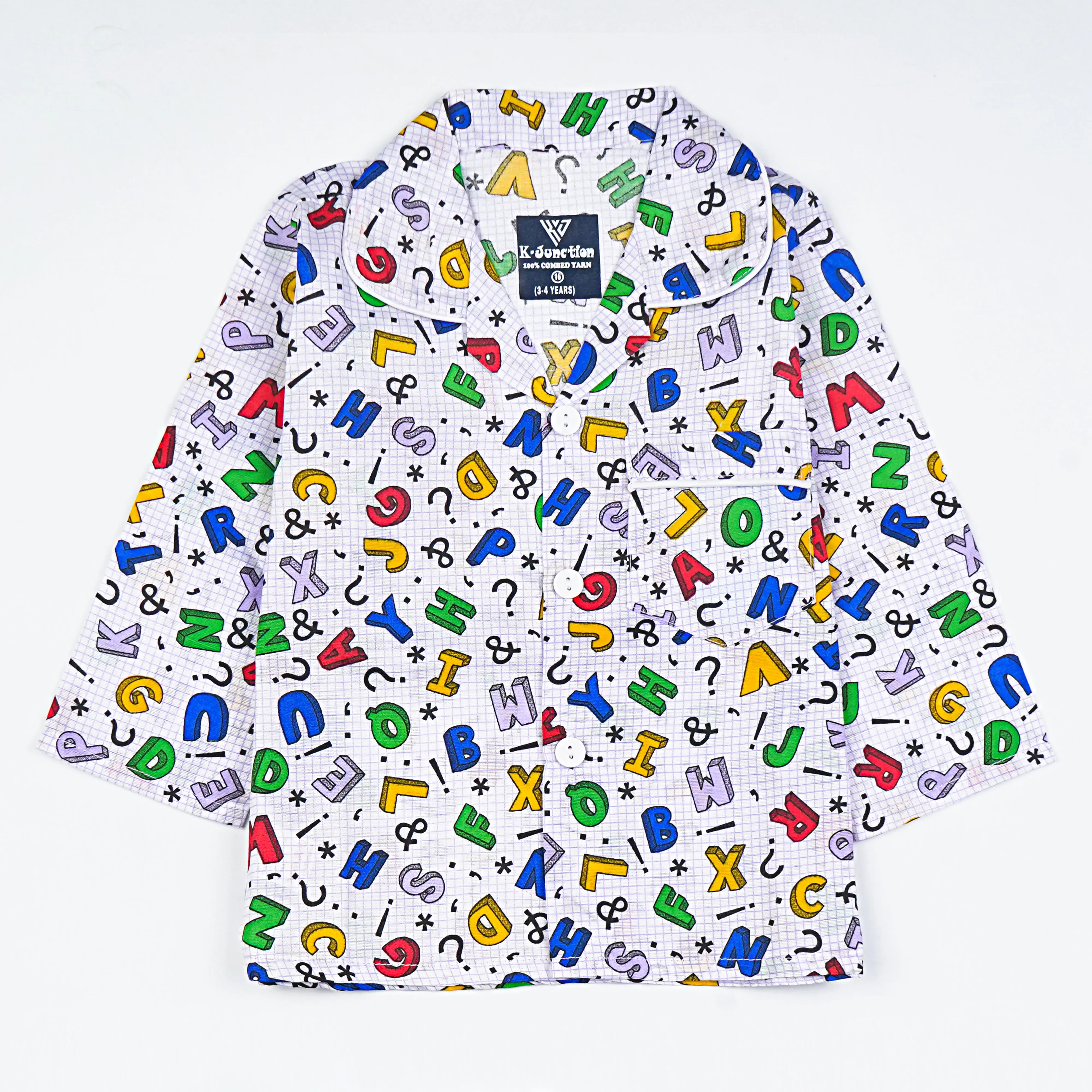 Boys Night Suit Full Sleeves (164)