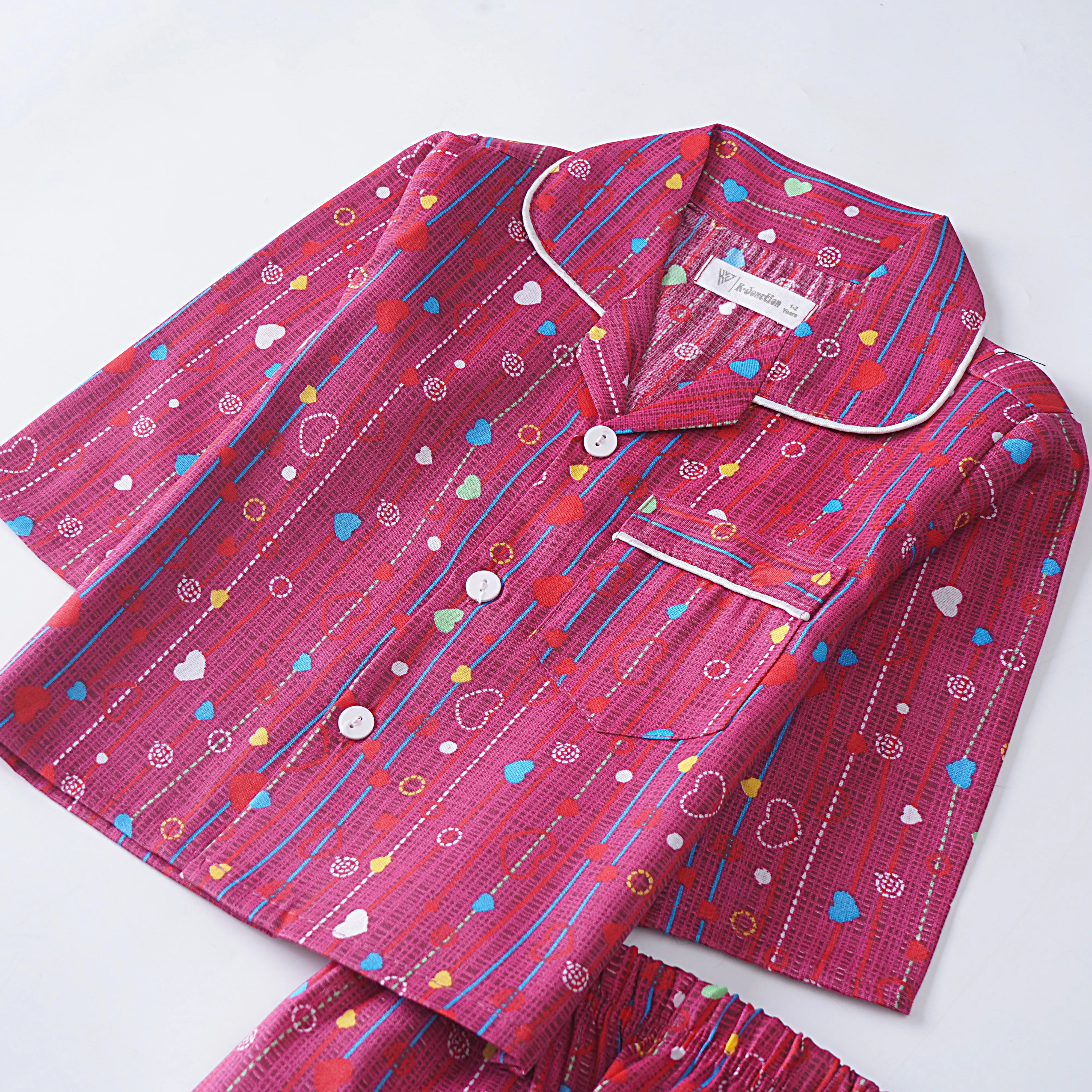 Boys Night Suit Full Sleeves  Cars