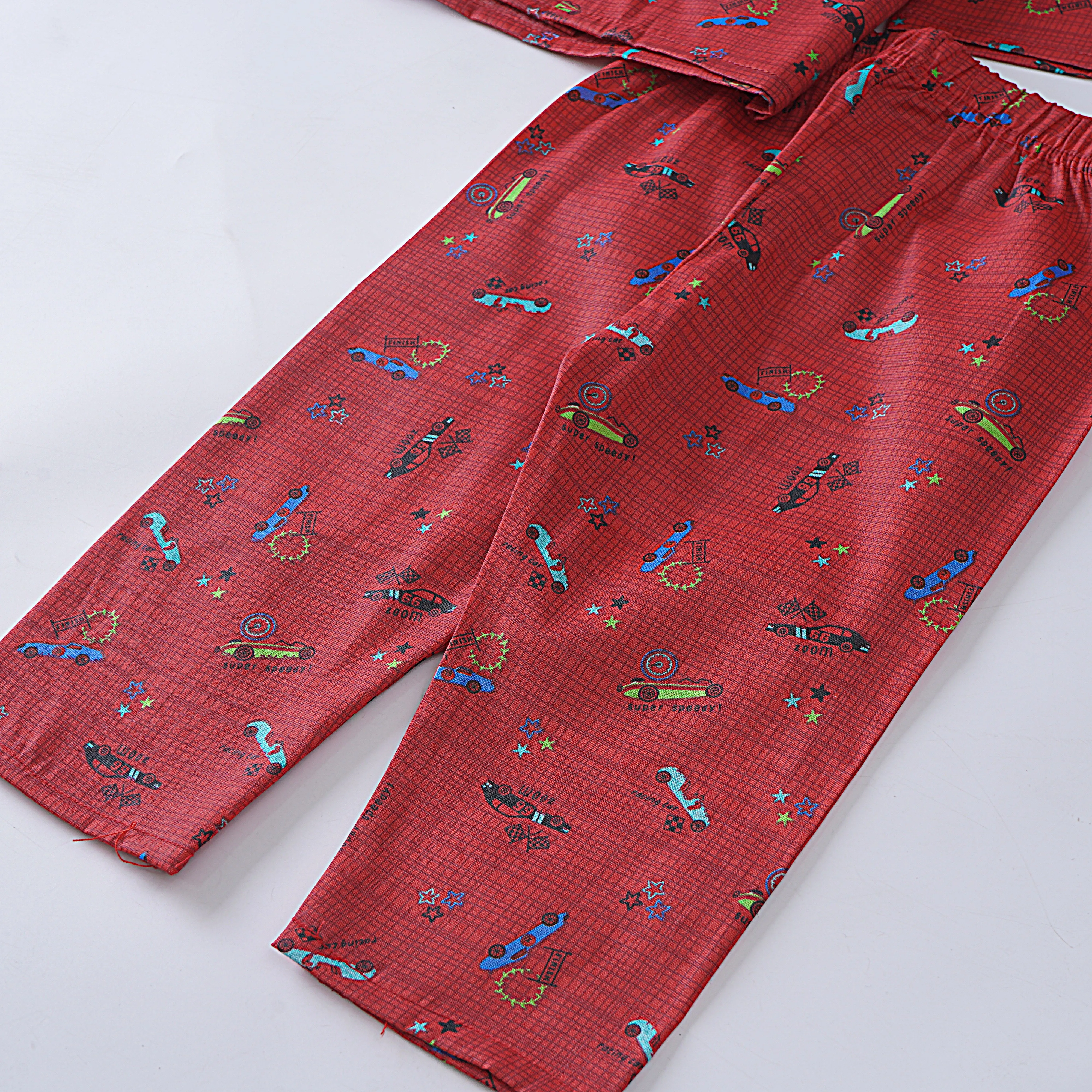 Boys Night Suit Full Sleeves  Cars
