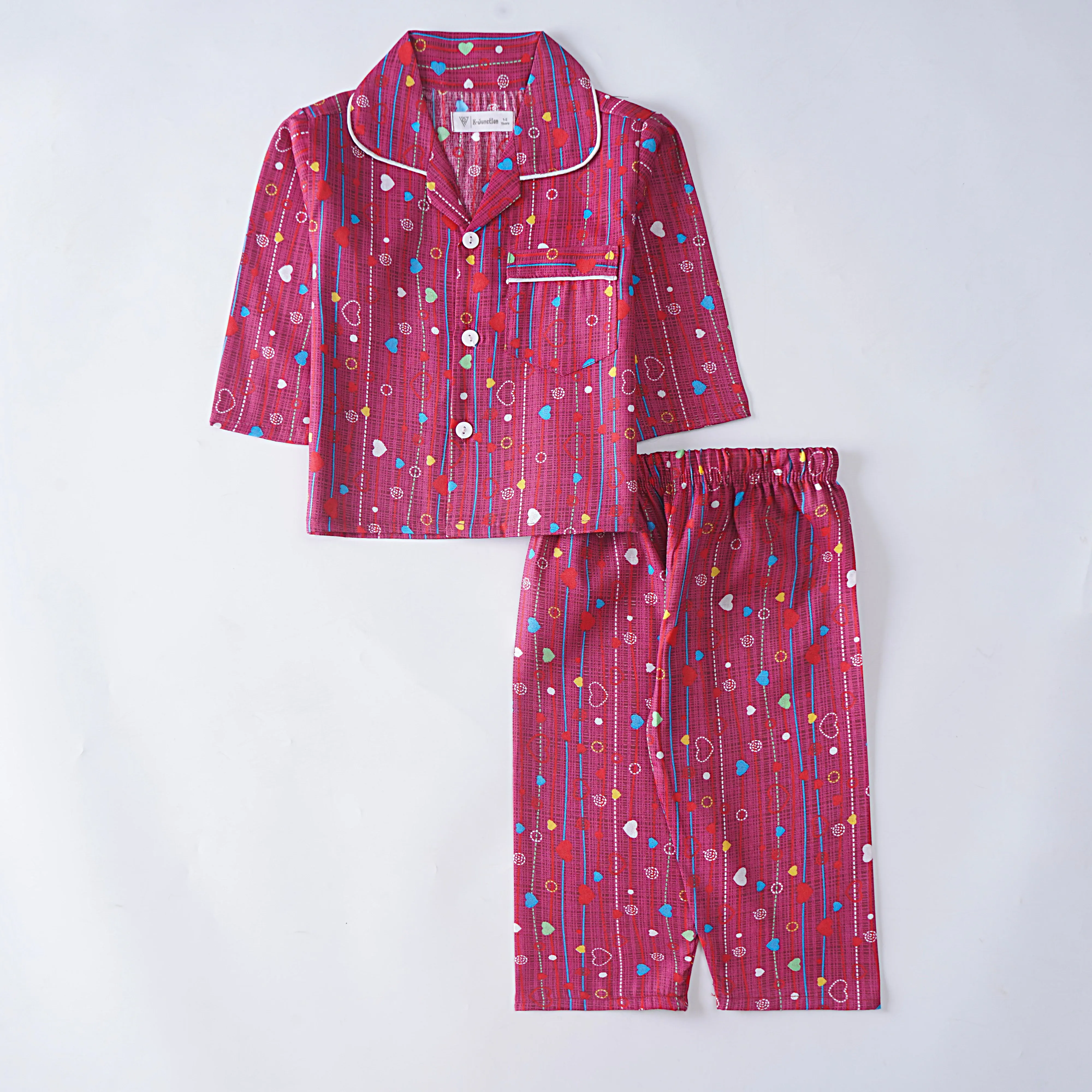 Boys Night Suit Full Sleeves  Cars