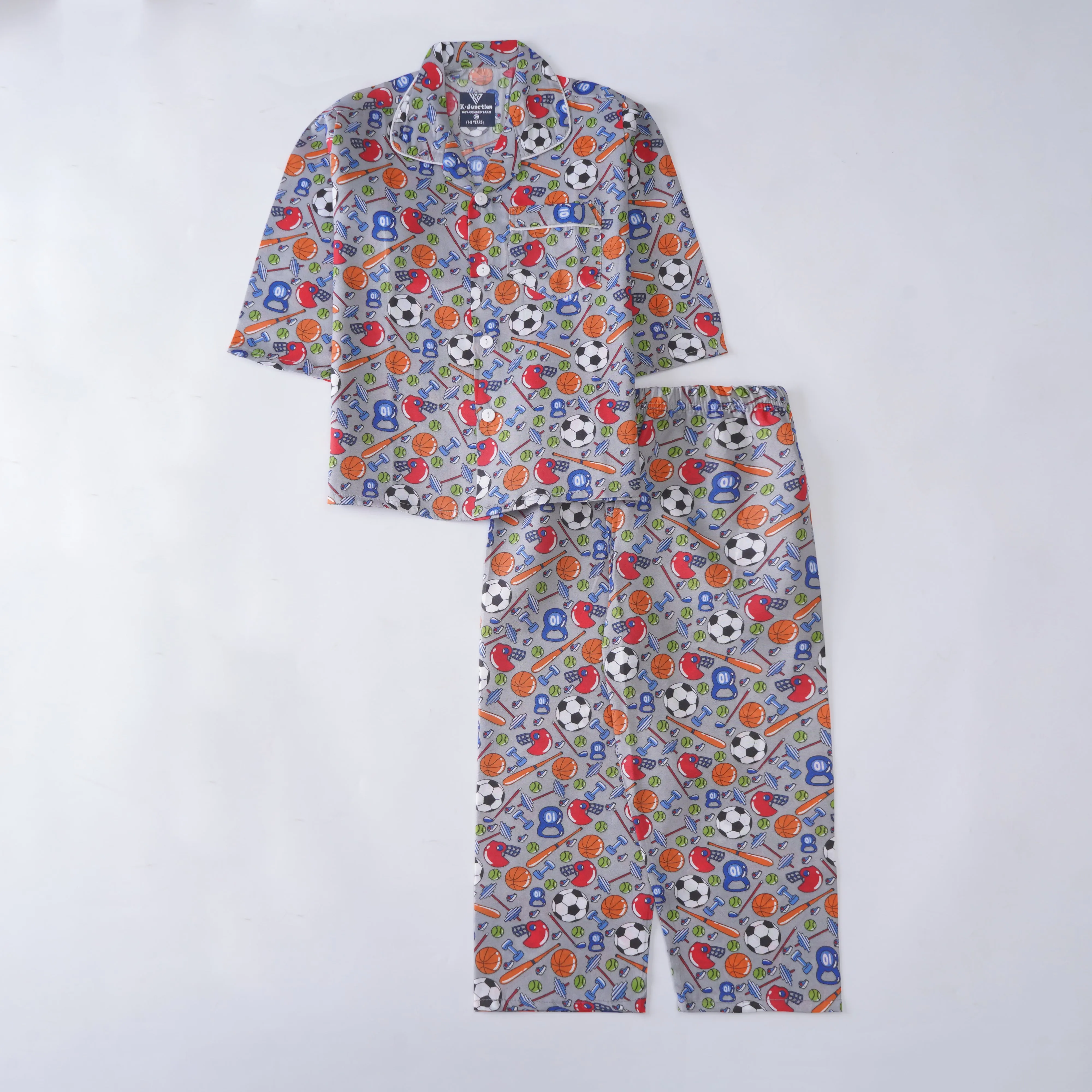 Boys Night Suit Full Sleeves
